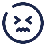 Confounded Circle SVG Icon